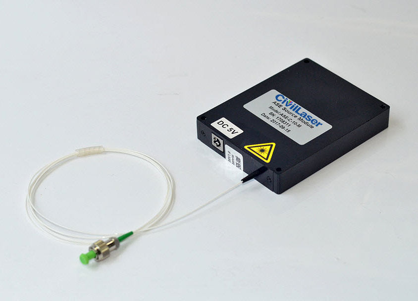 1010nmバンド 8mW ASE広帯域光源 シングルモード ファイバーレーザー ASE-1010-8-SM モジュールタイプ